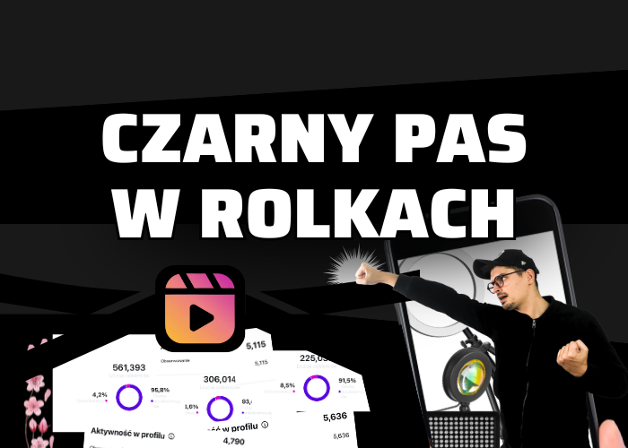 Czarny Pas w Rolkach